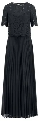 Produktbild von APART Fashion Damen Langes Plissiertes Abendkleid, kurzärmelige Spitzenjacke, ve