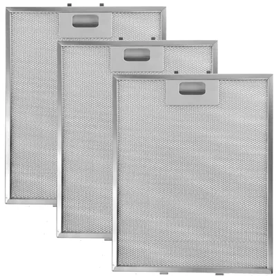 Metall-Fettfilter für Dunstabzugshaube, 3er-Pack, 318 x 258 mm