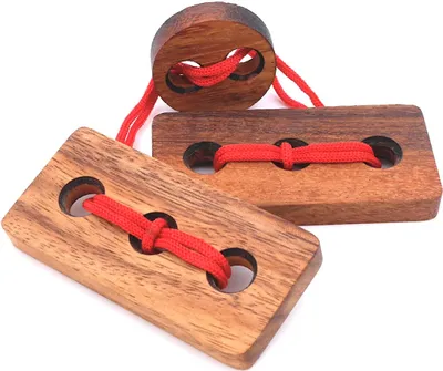 Produktbild von Befrei den Ring - klassisches Seilpuzzle für Kinder und Erwachsene