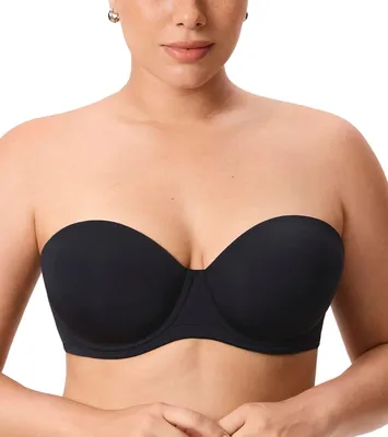 Productafbeelding van Strapless bh voor dames in grote maten, zwart