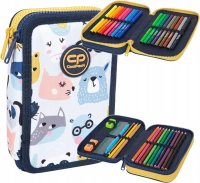 Immagine prodotto di CoolPack | Astuccio per matite Jumper 2 - Pucci - 2 scomparti - Completamente attrezzato - Design robusto