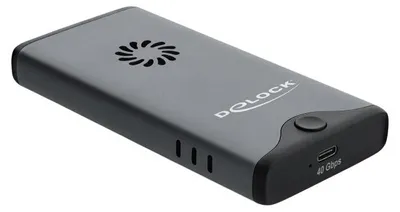Obrázek produktu pro Kryt Delock USB Type-C™ 40 Gbps pro 1 x SSD M.2 NVMe PCIe s ventilátorem