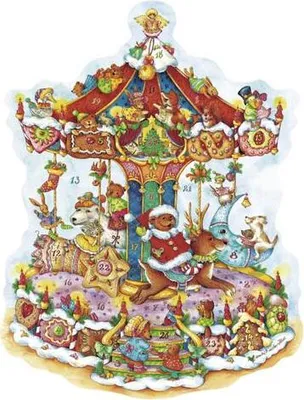 Produktbild von Adventskalender "Weihnachtskarussell"