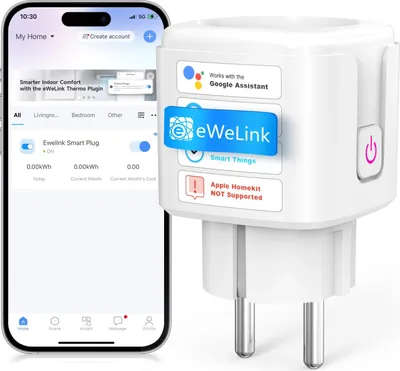 Produktbild von WLAN Steckdose 16A Smart Plug App Steuerung Alexa Google Home SURFOU