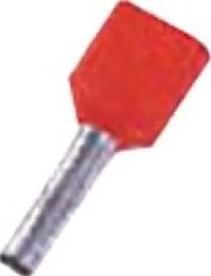Produktbild von Intercable ICIAE18Z - Aderendhülse - Rot - 1 mm² - 15 mm - 100 Stück(e)