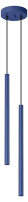 Image de Suspension PASTELO 2 outremer 2xG9 8W acier 118x15x15cm Sollux Lighting