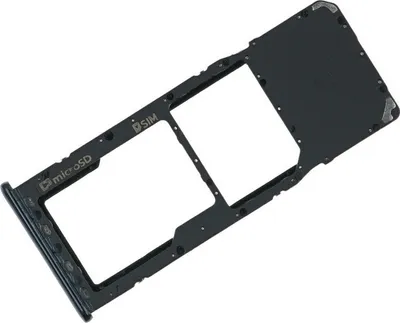 Produktbild von Simkarten Halter für Samsung Galaxy A7 2018 (SM-A750F), Schwarz