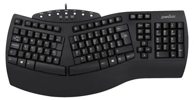 Obrázok produktu pre Perixx PERIBOARD-512 UK, ergonomická USB klávesnica, čierna