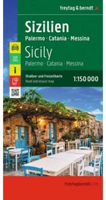 Produktbild von freytag & berndt Straßenkarte Sizilien 1:150.000