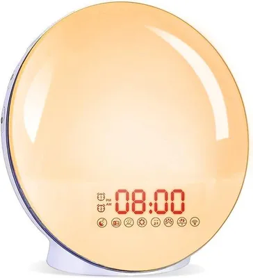 Productafbeelding van Wake Up Light - Digitale Wekker - Lichtwekker - Wekkerradio met Licht