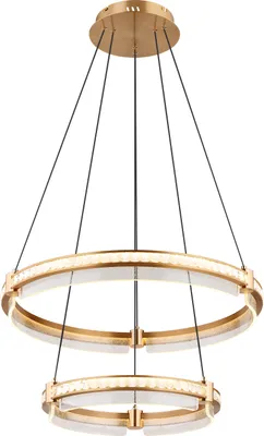 Produktbild von Globo Lighting Hängeleuchte Metall goldfarben, LED