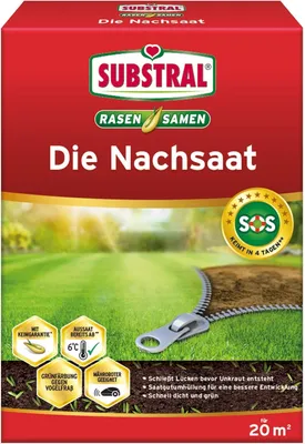 Produktbild von Substral Rasensamen Die Nachsaat 400 g, für 20 m²