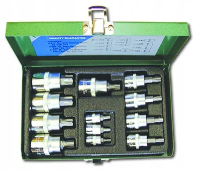 Image de Honiton H4312 Jeu de 12 douilles Torx 1/4 3/8 1/2