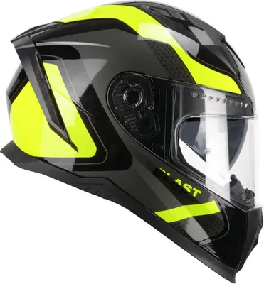 Produktbild von Integralhelm CGM 311R BLAST Race Schwarzer Fluogelber Glanz größe XXL