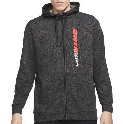 Produktbild von Nike M Nk Dry Fz Flc Sc Energy Black/Bright Crimson Xxl