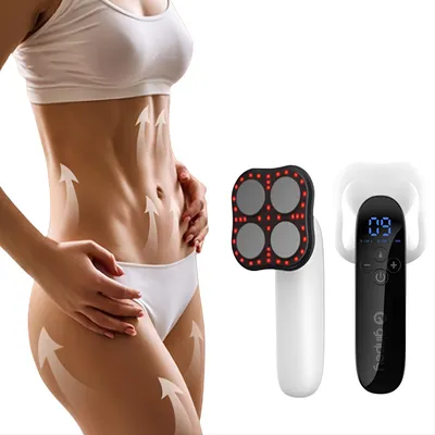 Produktbild von Anti Cellulite Massagegerät mit 3 Modi und 10 Intensitätsstufen, EMS Mikrostrom Ultraschall-Massagegerät für Straffung & Körperformung Bauch, Taille