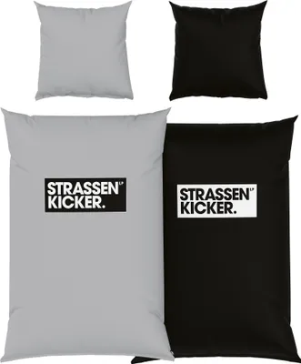 Produktbild von HERDING STRASSENKICKER Bettwäsche-Set 'Grau' - 80-x-80-cm-135-x-200-cm, Deckenbezug im Lieferumfang enthalten, Kissenbezug enthalten