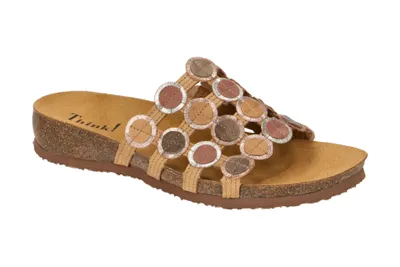 Produktbild von Think JULIA Damenschuhe - bequeme Pantoletten braun Freizeit NEU