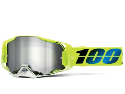 Image de Motorradbrille 100% MX Crossbrille Armega verspiegelt