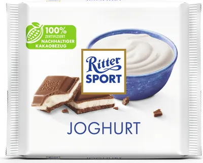 Image de Ritter Sport Yaourt au chocolat 60276 100g