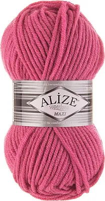 Produktbild von 100g Strickgarn Strickwolle Alize Superlana Maxi 25% Wolle, 100g, Farbwahl