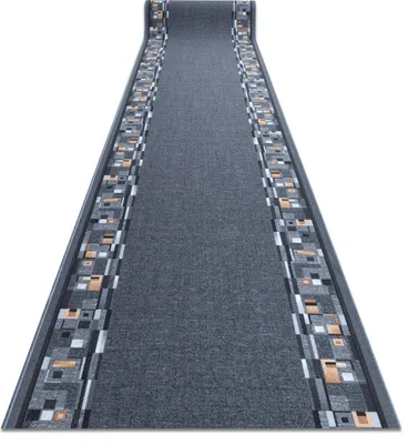 Produktbild von Läufer Antirutsch BOMBAY grau 67cm Grau 67x350 cm