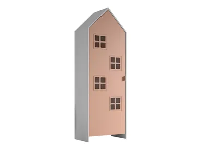 Schrank Casami Bruges 37 x 57,6 x 171,3 cm MDF Rosa