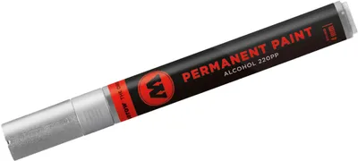 Produktbild von Marker 220PP nachfüllbar 4mm chrom Packung mit 3 Stück