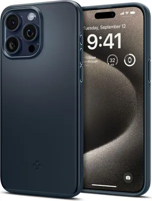 Obrázok produktu pre Spigen ACS06546, Ochranný obal, Apple, iPhone 15 Pro Max, 17 cm (6.7"), Modrá