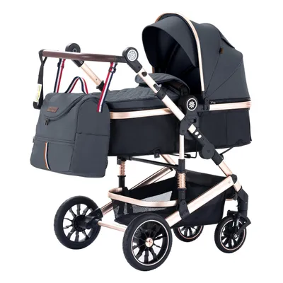 Produktbild von Daliya® NEOMOVE 3in1 Kinderwagen, mit i-Size Babyschale & Buggy, Alu-Rahmen Reisekinderwagen, Kombikinderwagen mit großen Einkaufskorb, komfortabel