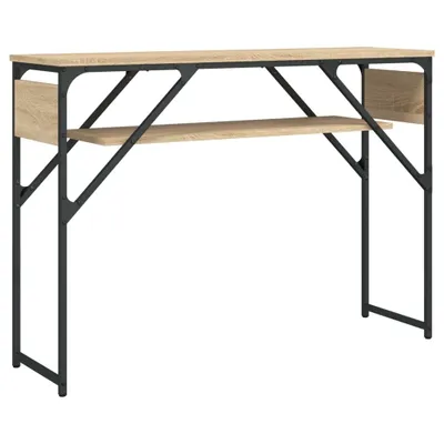 Obrázok produktu pre Konzolový stolík s policou dub sonoma 105x30x75cm kompoz. drevo