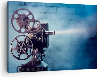 Produktbild von Bild auf Leinwand - Leinwandbild - Film projektor gedächtnis geschichte - 70x50cm - Wand Bild - Wanddeko - Leinwanddruck - Bilder - Kunstdruck - Leinwand bilder - Wandkunst - AA70x50-2671