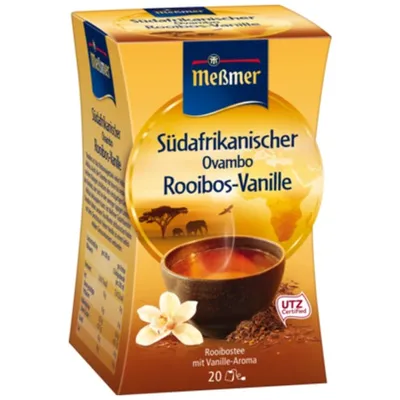Produktbild von Meßmer Ländertees Südafrikanische Ovambo Rooibos Vanille | 20 Teebeutel