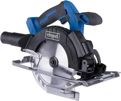 A cordless circular saw is shown against a white background.