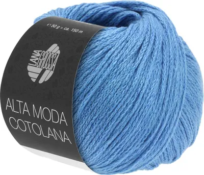 Produktbild von Lana Grossa Alta Moda Cotolana 015 Blau 50g