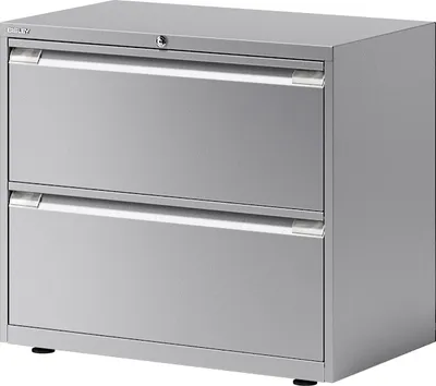 Produktbild von BISLEY Hängeregistraturschrank Essentials Maße: 80 x 69,3 x 47 cm (B x H x T) Werkstoff: Stahl Farbe: silber