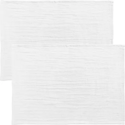 Produktbild von Erwin Müller Tischset Arona" 2er-Pack weiß 35x50 cm"