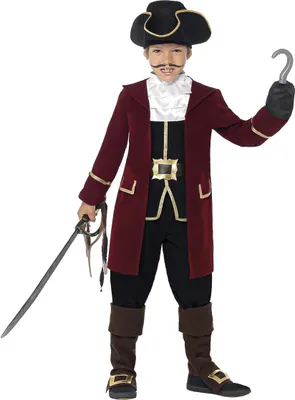 Produktbild von Kinder Piratenkostüm Seeräuberkostüm L 10-12 Jahre 140-158 cm