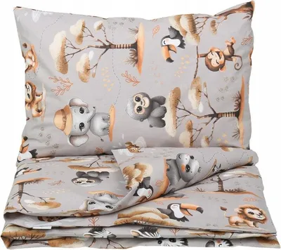 Produktbild von Babymam Baby Bettwäsche Set 2-teilig Baumwolle Dschungel Motiv