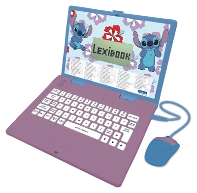 Productafbeelding van Lexibook, Disney Stitch, tweetalige leercomputer (Italiaans/Engels), spel