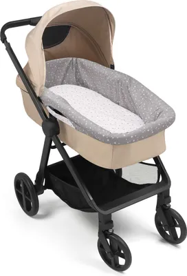 Produktbild von Set für Babygondel - Baumwollprotektor + Spannbetttuch - Twinkle Stars