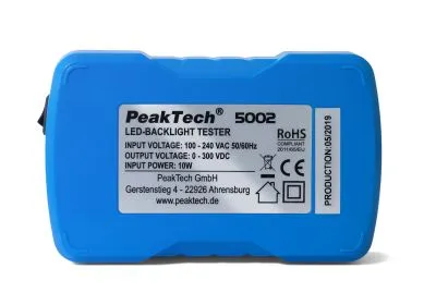 Produktbild von PeakTech P 5002 - LED-Tester / Beleuchtungstester  0 É 300V DC  mit Softanlauf