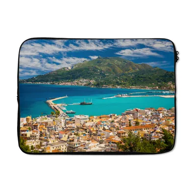 Produktbild von MuchoWow® Laptop Hülle 13 Zoll Küste von Zakynthos Laptoptasche - Laptophülle - Sleeve - Rundumschutz