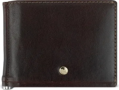 Produktbild von bugatti Geldklammer Kartenetui Neaples Wallet + Dollarclip Brown dunkelbraun