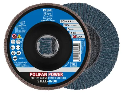 Zdjęcie produktu dla PFERD 67784126, 12,5 cm, 12200 RPM, 40 g, 10 szt.