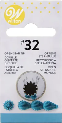 Produktbild von Wilton Decorating Tip #032 Open Star Carded