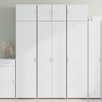 Produktbild von vidaXL Highboard Weiß 70x42,5x185 cm Holzwerkstoff