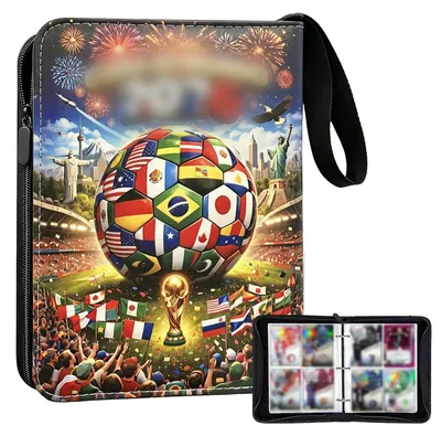 Image de Album de cartes de football avec 400 compartiments et 50 pages