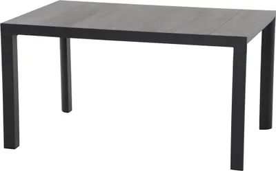 Immagine prodotto di SIENA GARDEN Silva Tavolo da pranzo, antracite/grigio, alluminio/Vetroceramica, 140x90 cm