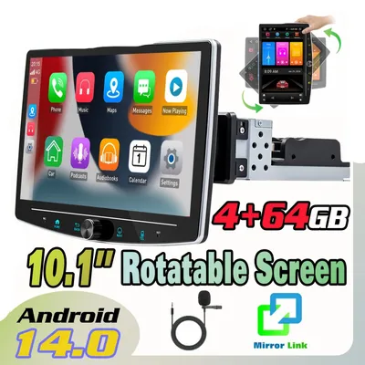 Image de Autoradio Android Auto de 10,1 pouces - Autoradio - Système audio de voiture - Lecteur multimédia - Système audio automobile